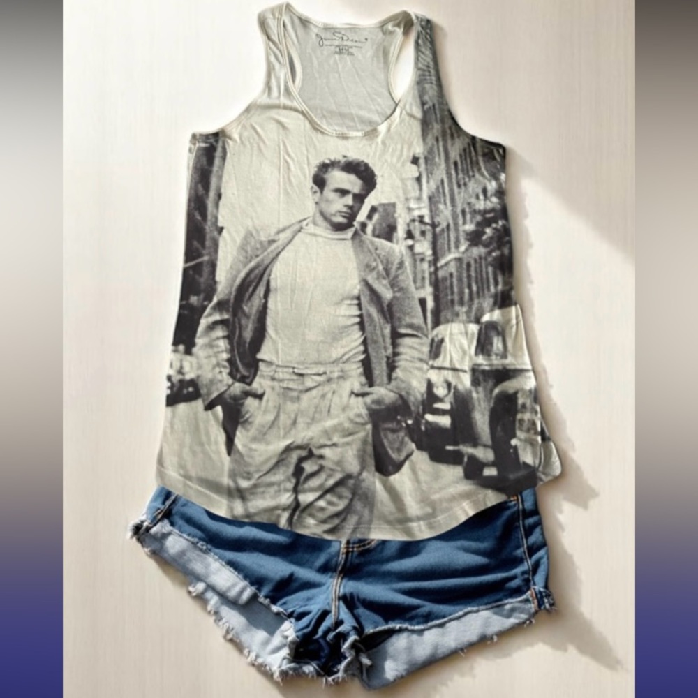 Cream and Gray Tank Top with Classic Style